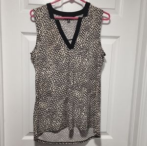 Black and white tank